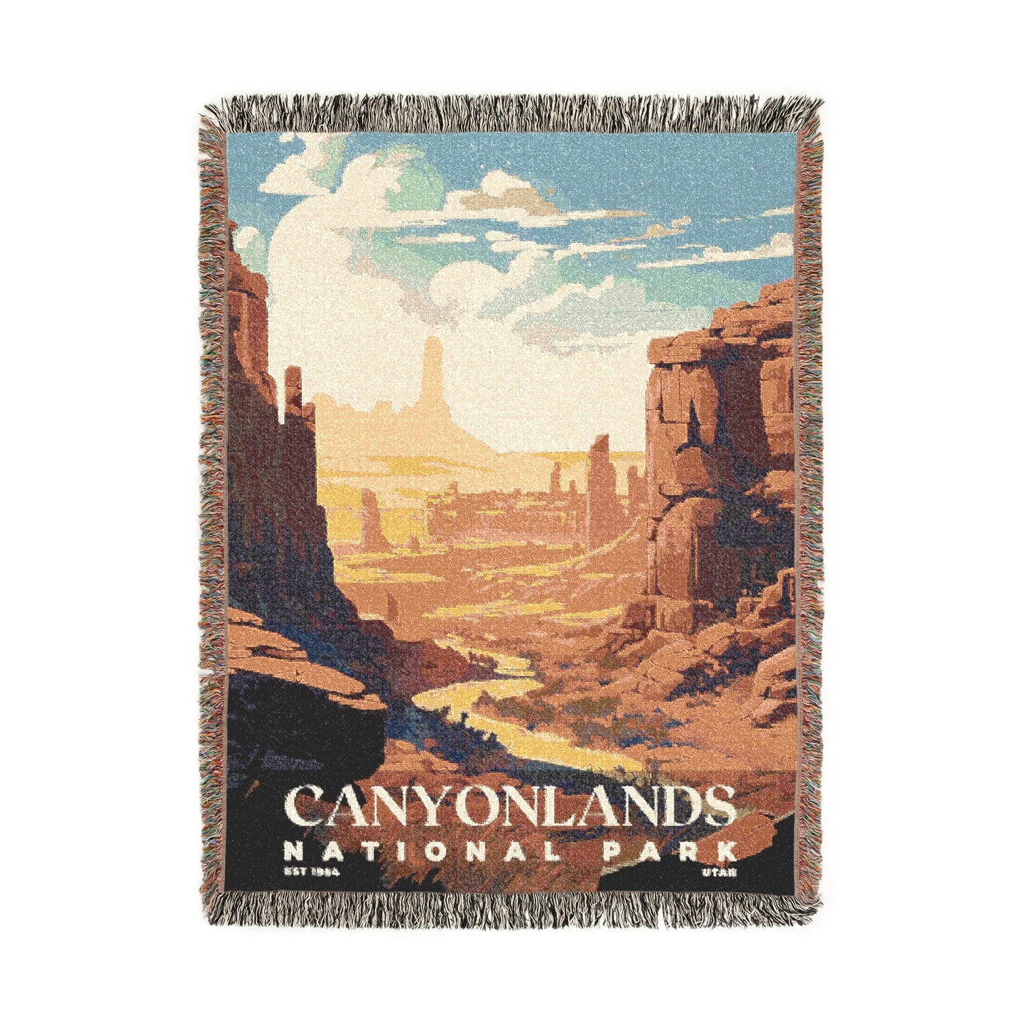 Canyonlands National Park Woven Blanket | S03
