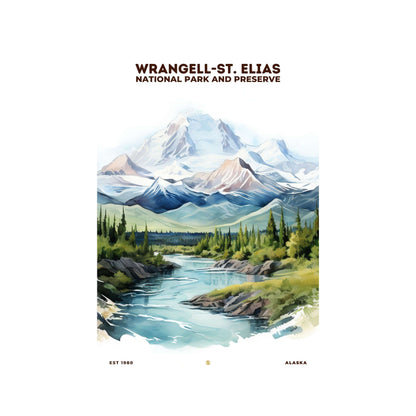 Wrangell-St. Elias National Park Poster | S08