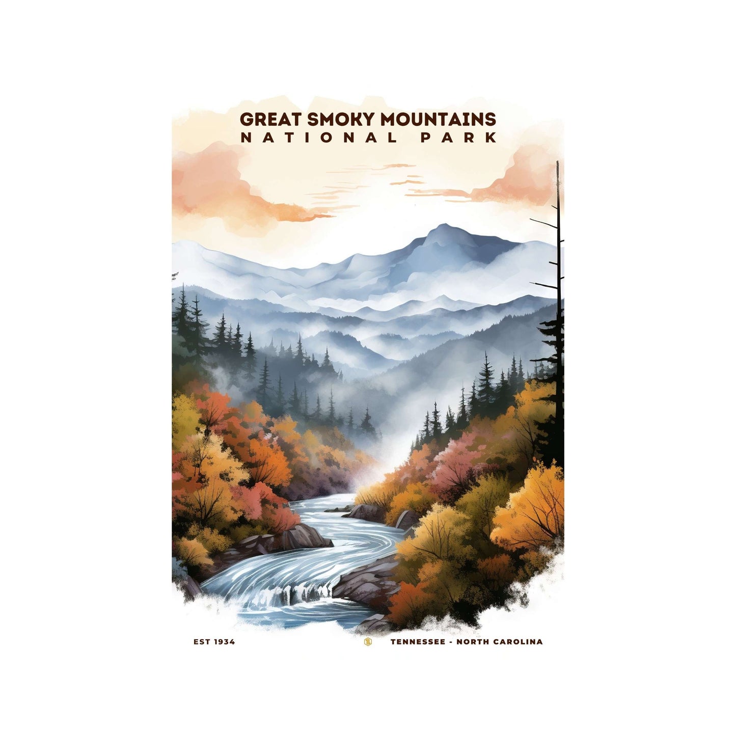 Great Smoky Mountains National Park Poster | S08