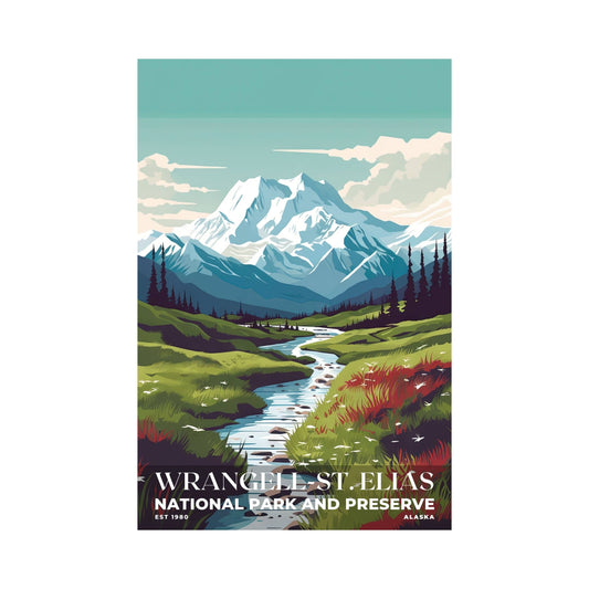 Wrangell-St. Elias National Park Poster | S03