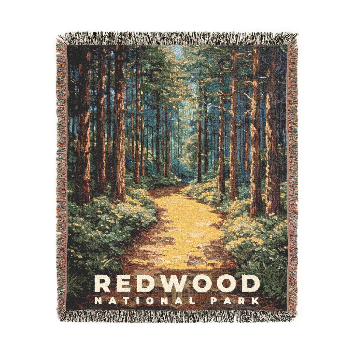 Redwood National Park Woven Blanket | S14