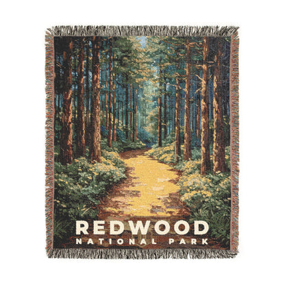 Redwood National Park Woven Blanket | S14