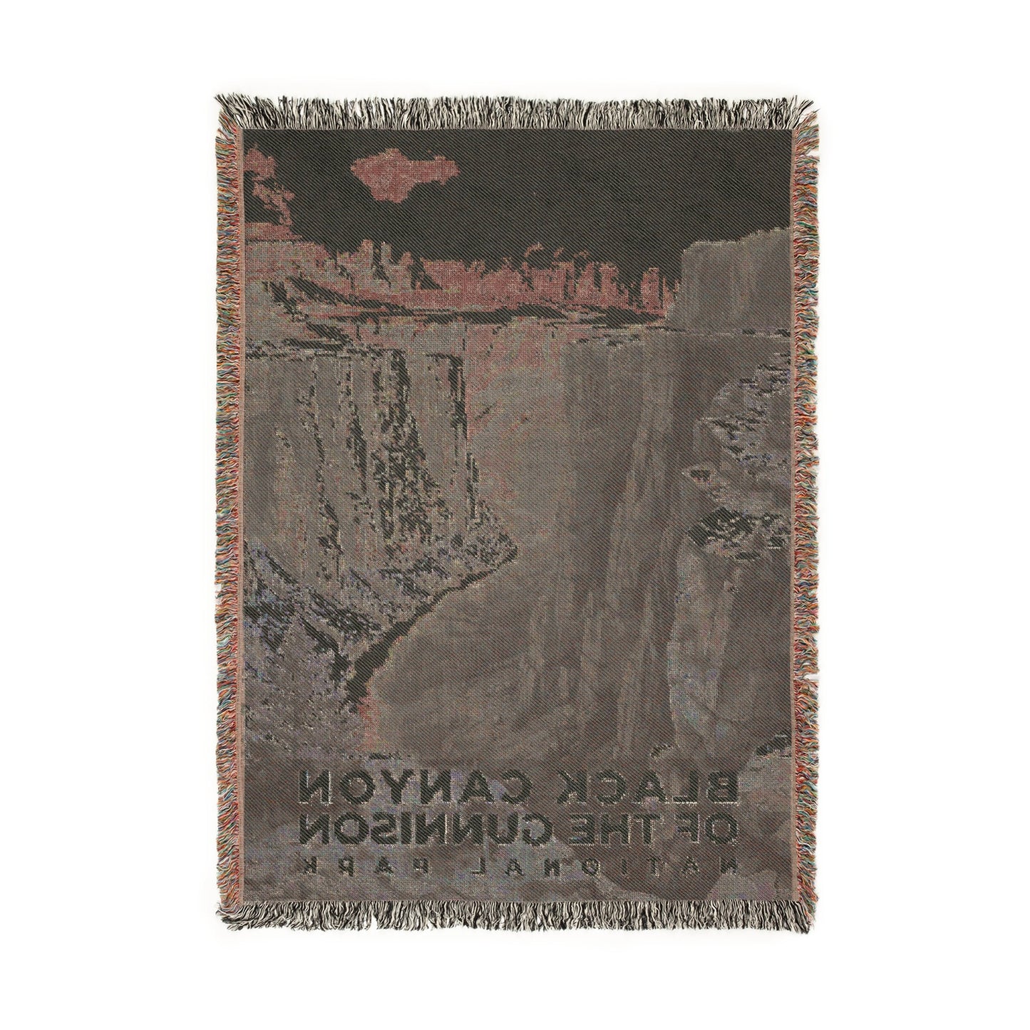 Black Canyon of the Gunnison National Park Woven Blanket | S17