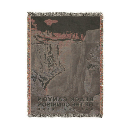 Black Canyon of the Gunnison National Park Woven Blanket | S17