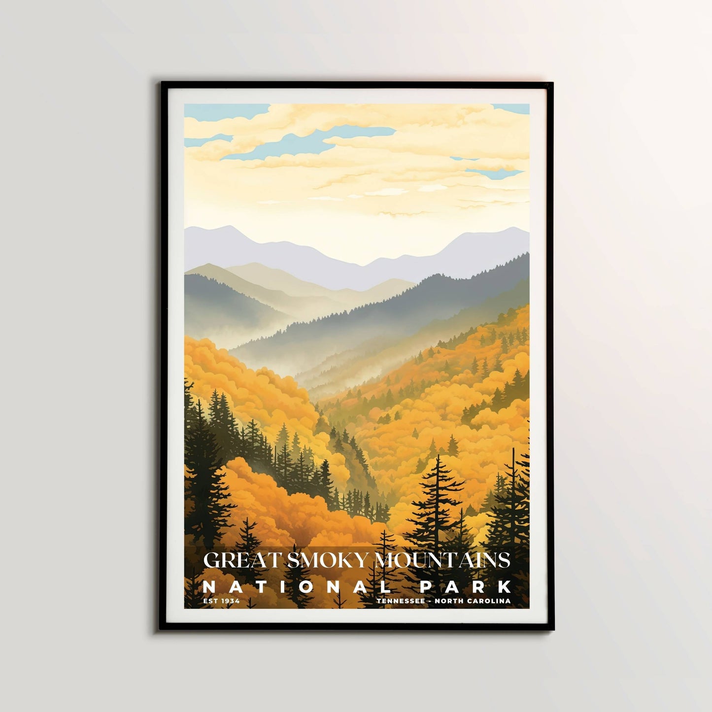 Great Smoky Mountains National Park Poster | S03