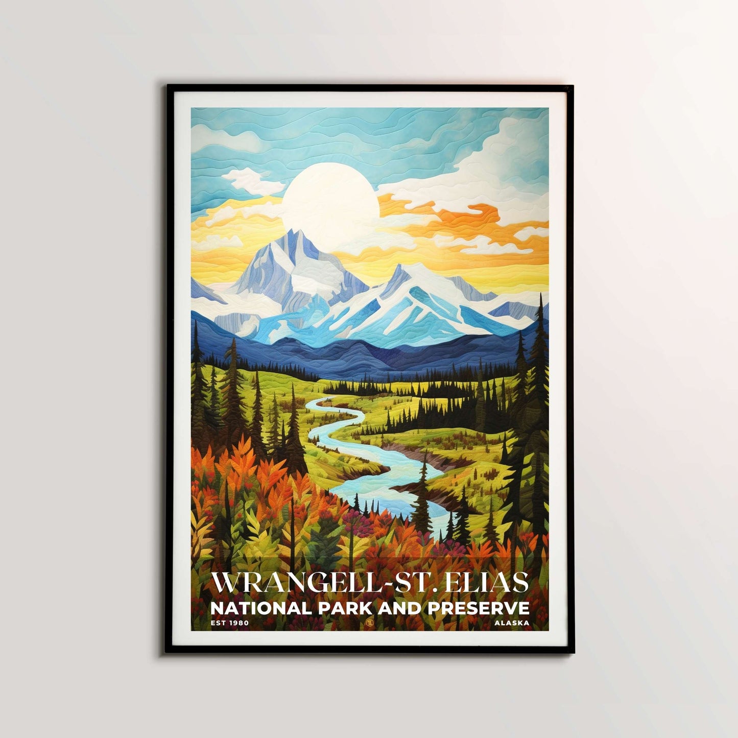 Wrangell-St. Elias National Park Poster | S09