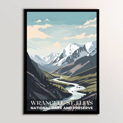 Wrangell-St. Elias National Park Poster | S01