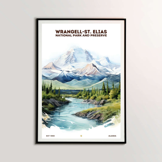 Wrangell-St. Elias National Park Poster | S08