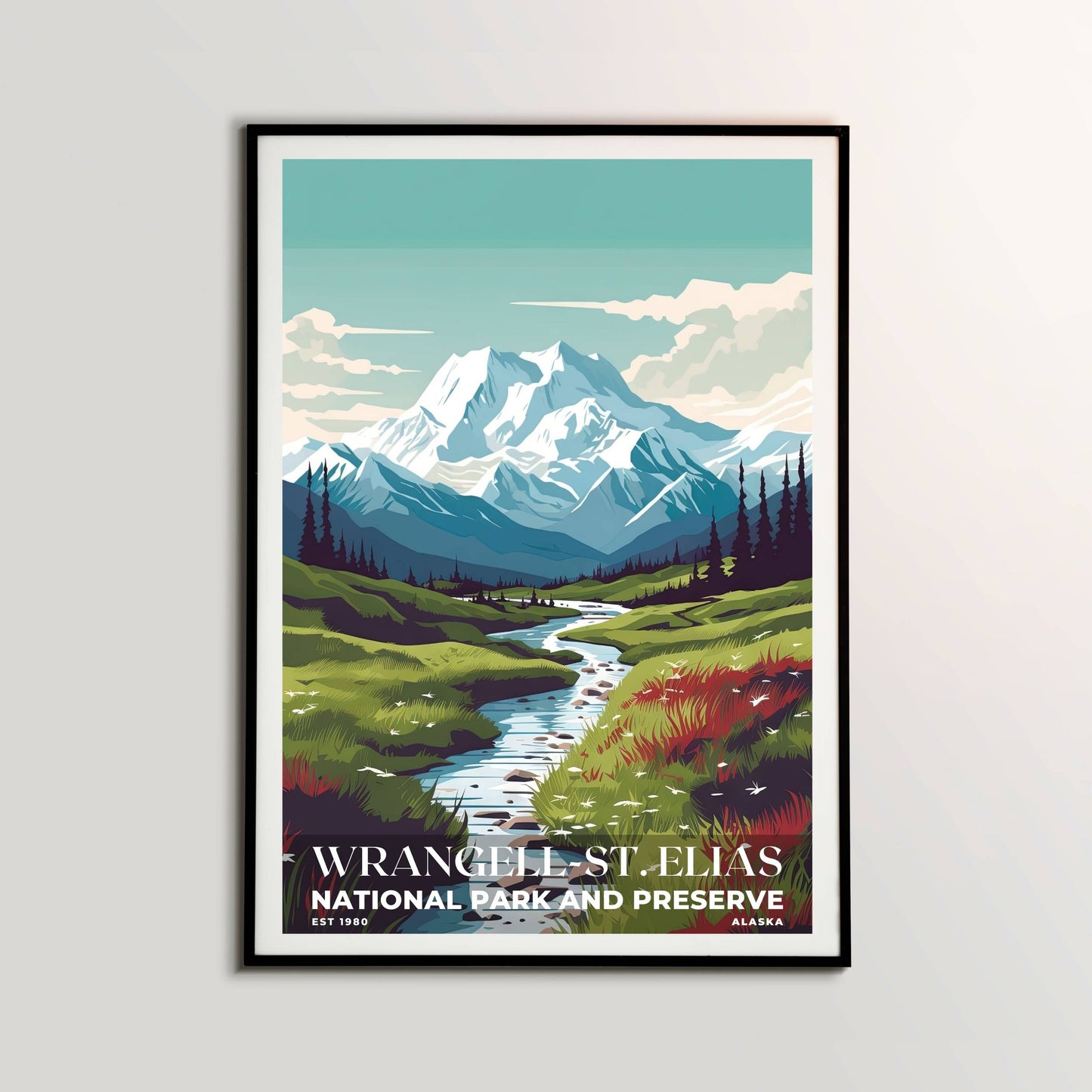 Wrangell-St. Elias National Park Poster | S03