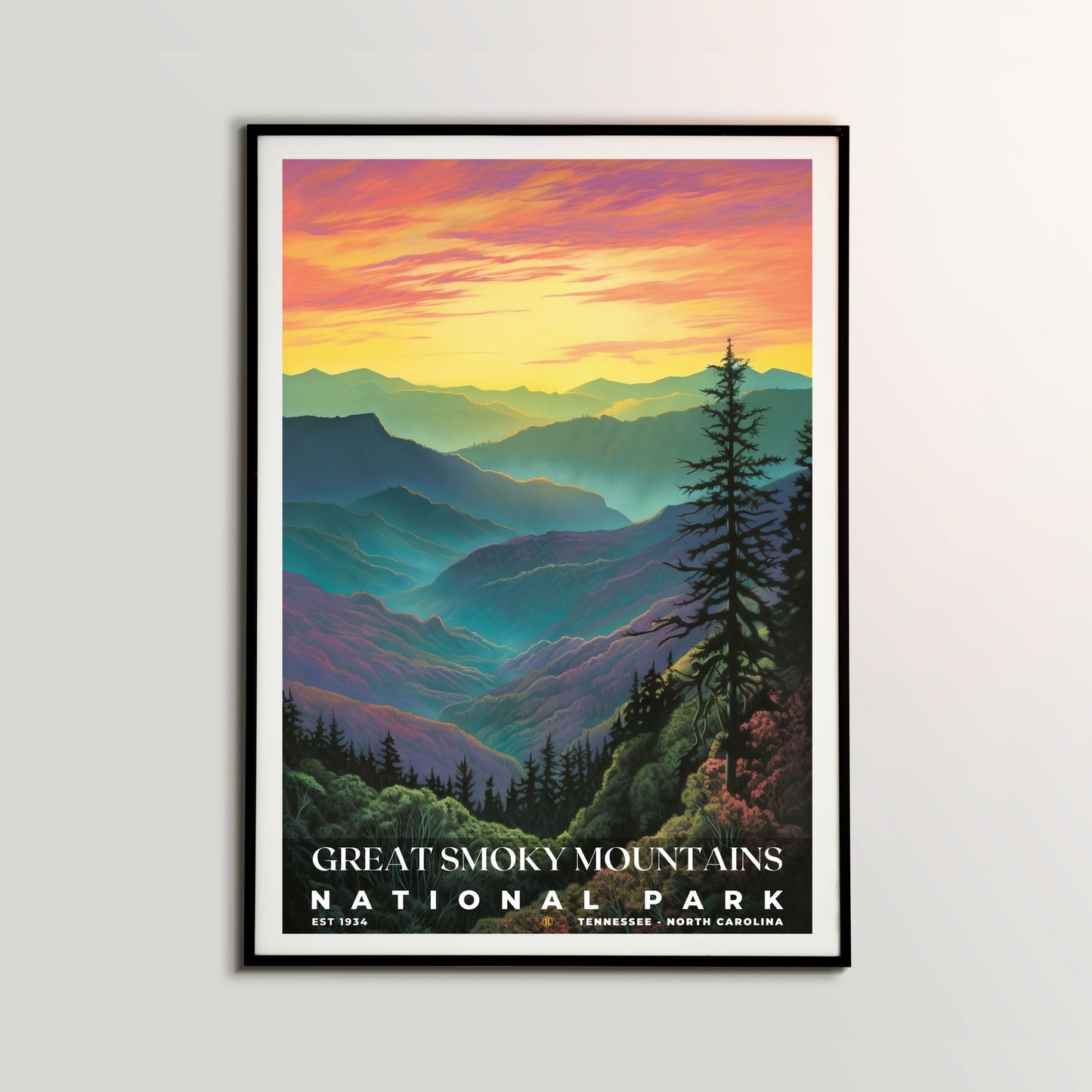 Great Smoky Mountains National Park Poster | S02