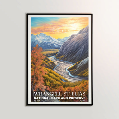 Wrangell-St. Elias National Park Poster | S02