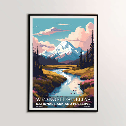 Wrangell-St. Elias National Park Poster | S05