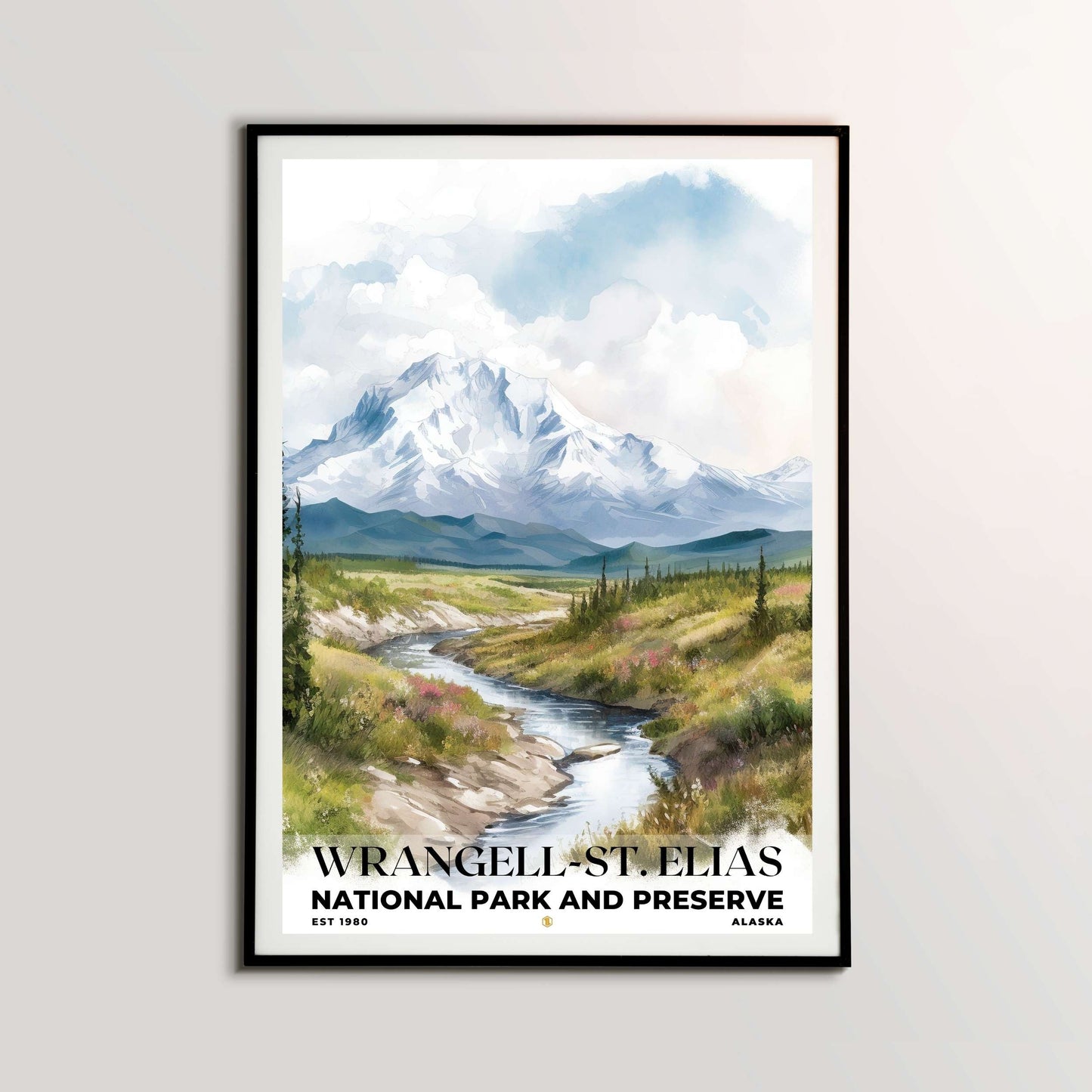 Wrangell-St. Elias National Park Poster | S04