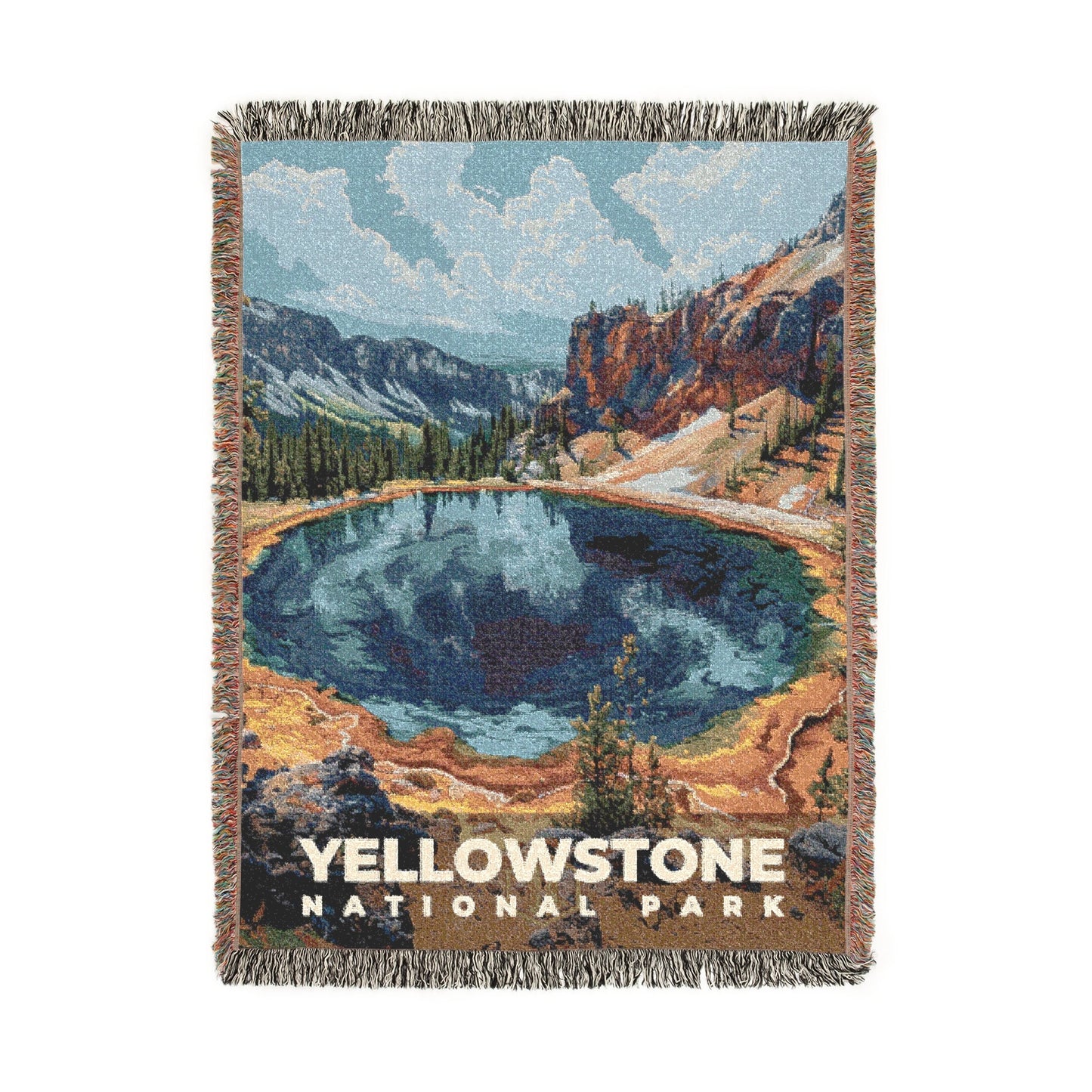 Yellowstone National Park Woven Blanket | S18