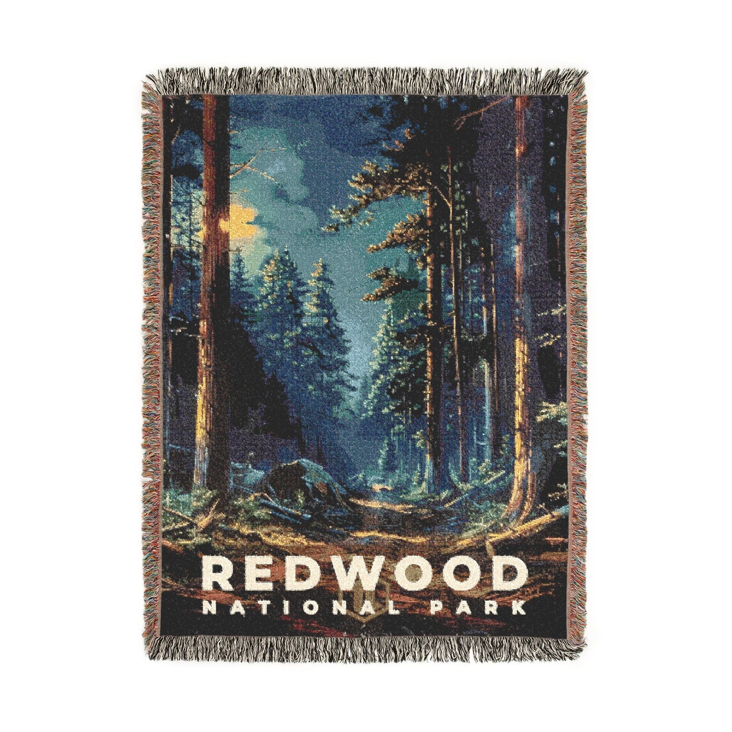 Redwood National Park Woven Blanket | S16