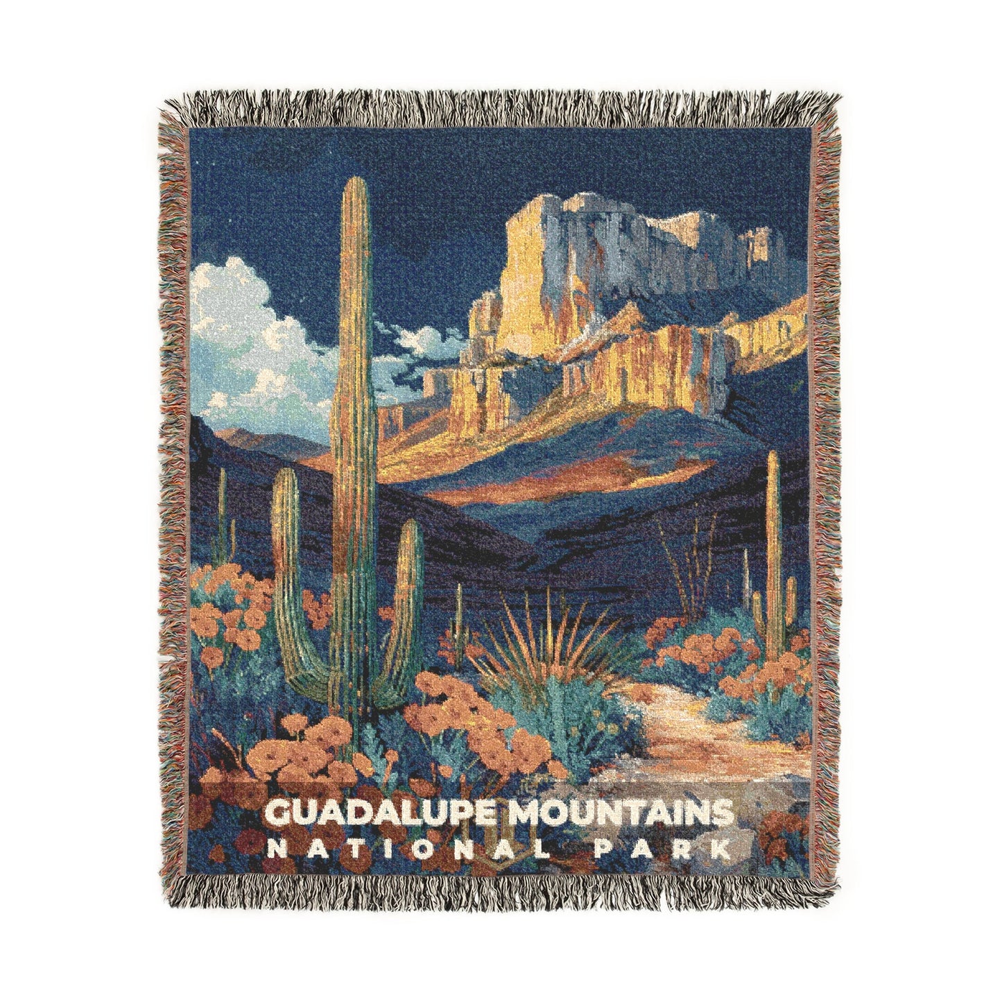 Guadalupe Mountains National Park Woven Blanket | S11