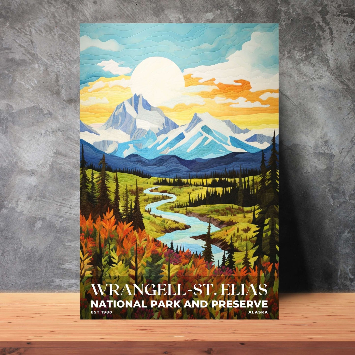 Wrangell-St. Elias National Park Poster | S09