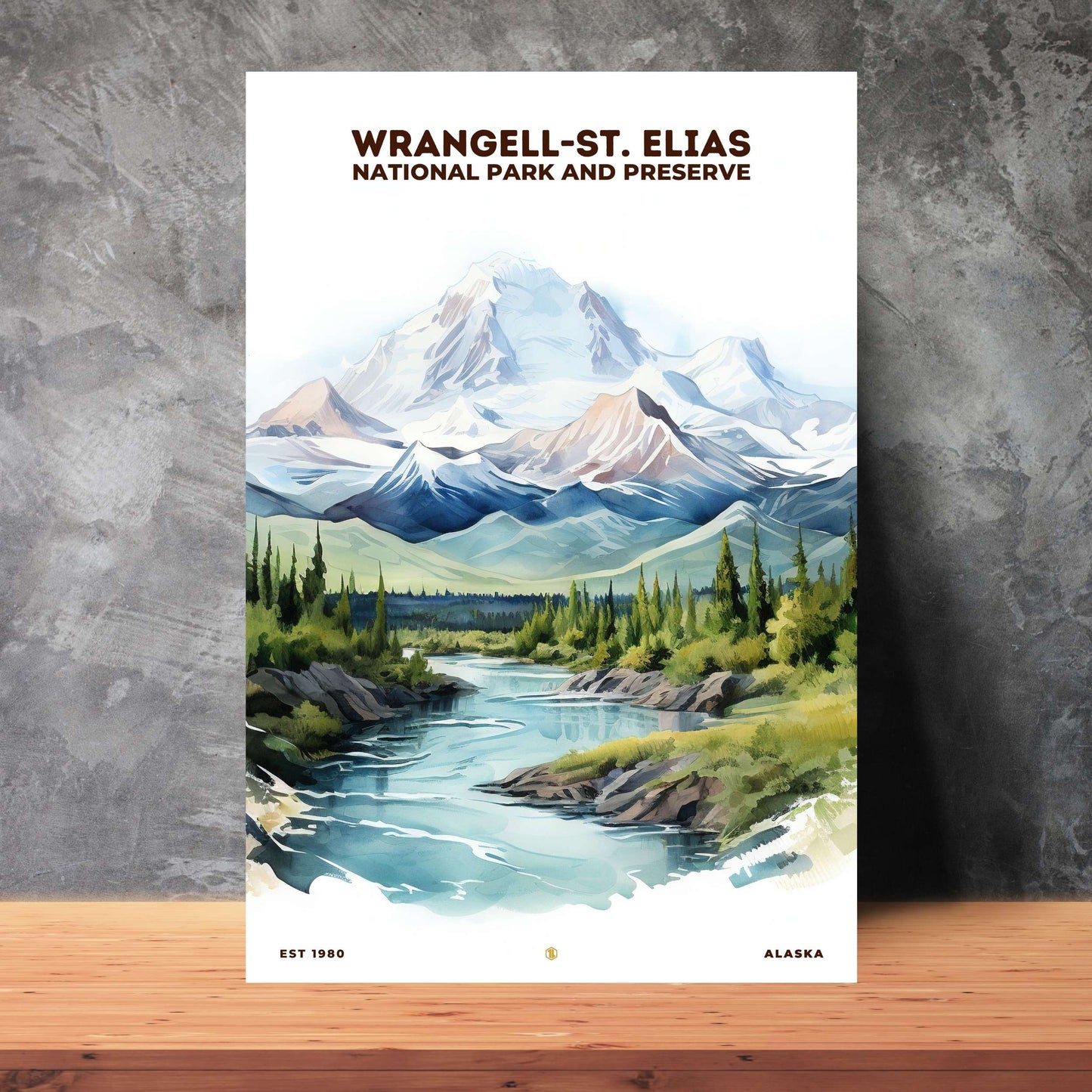 Wrangell-St. Elias National Park Poster | S08