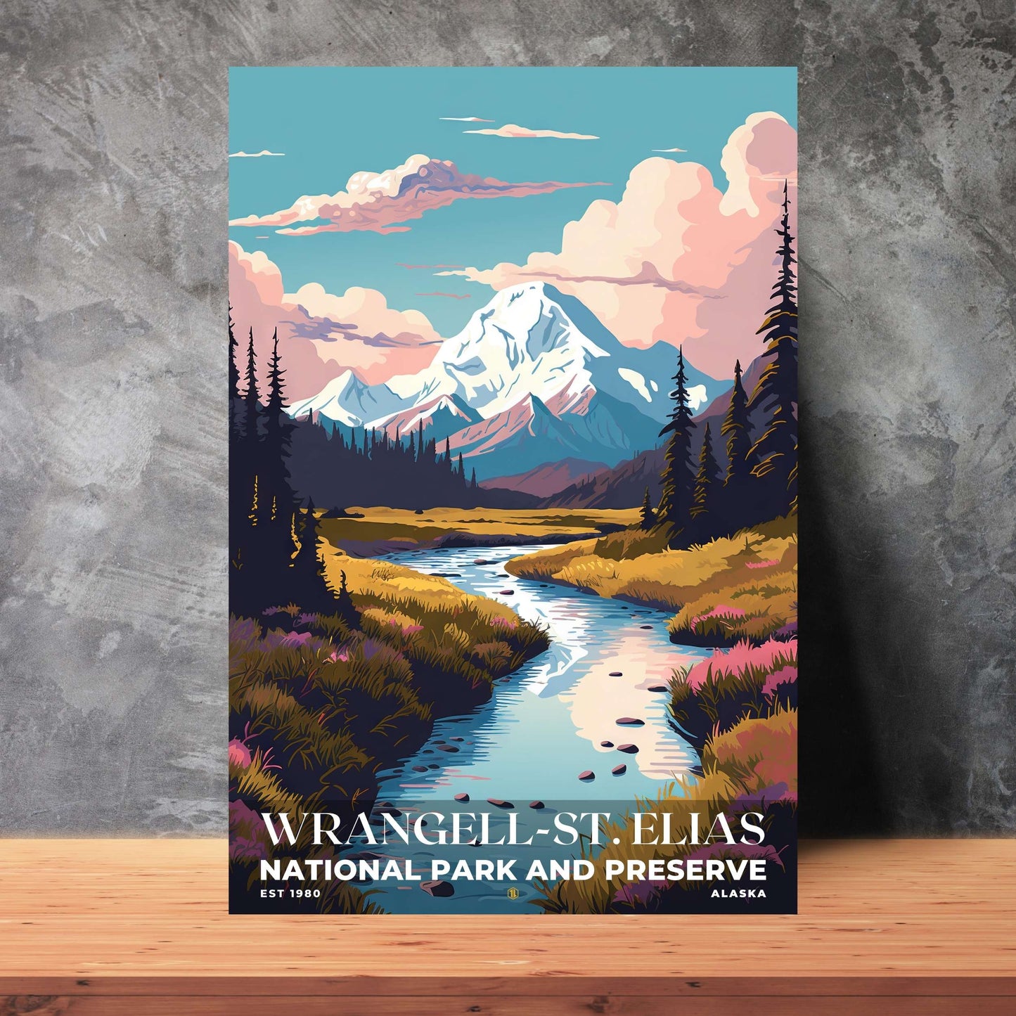 Wrangell-St. Elias National Park Poster | S05