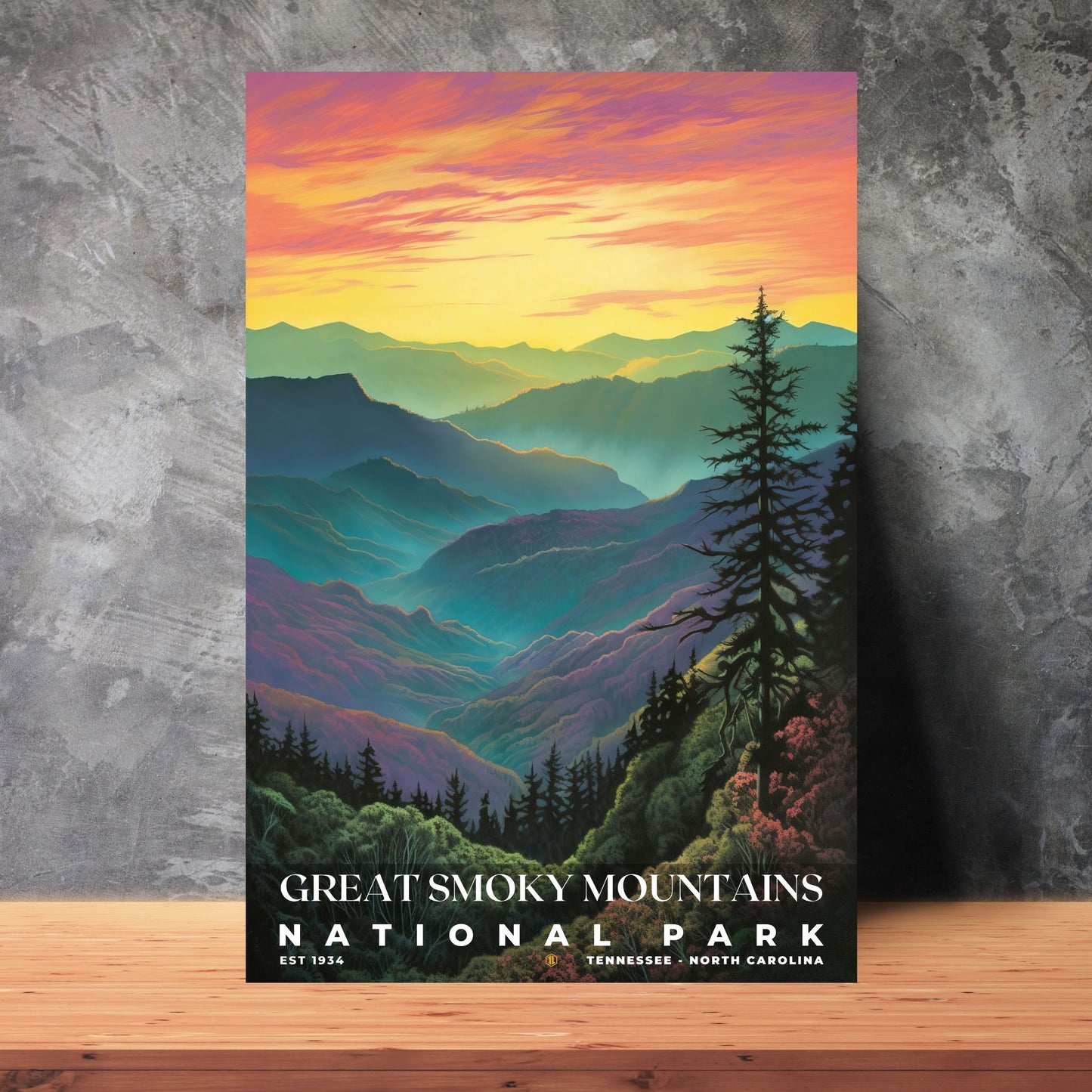 Great Smoky Mountains National Park Poster | S02