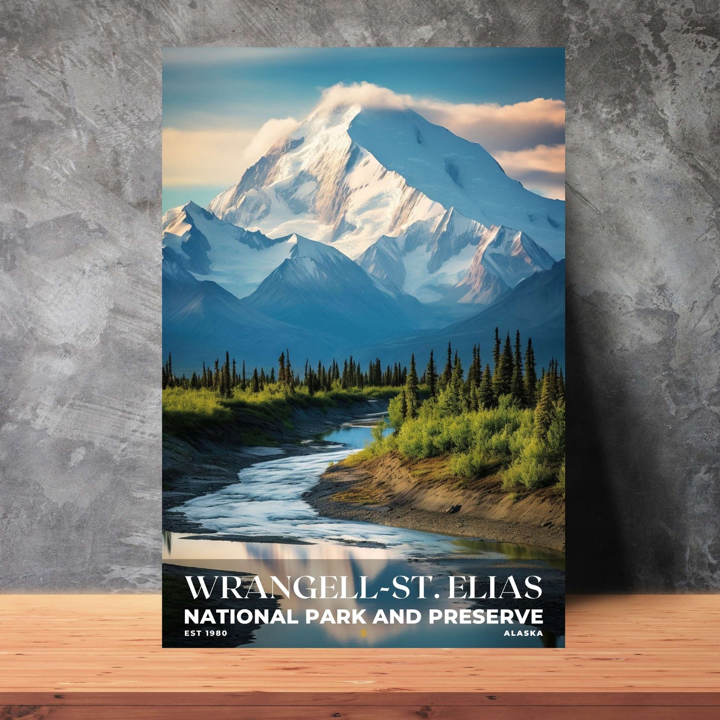 Wrangell-St. Elias National Park Poster | S10