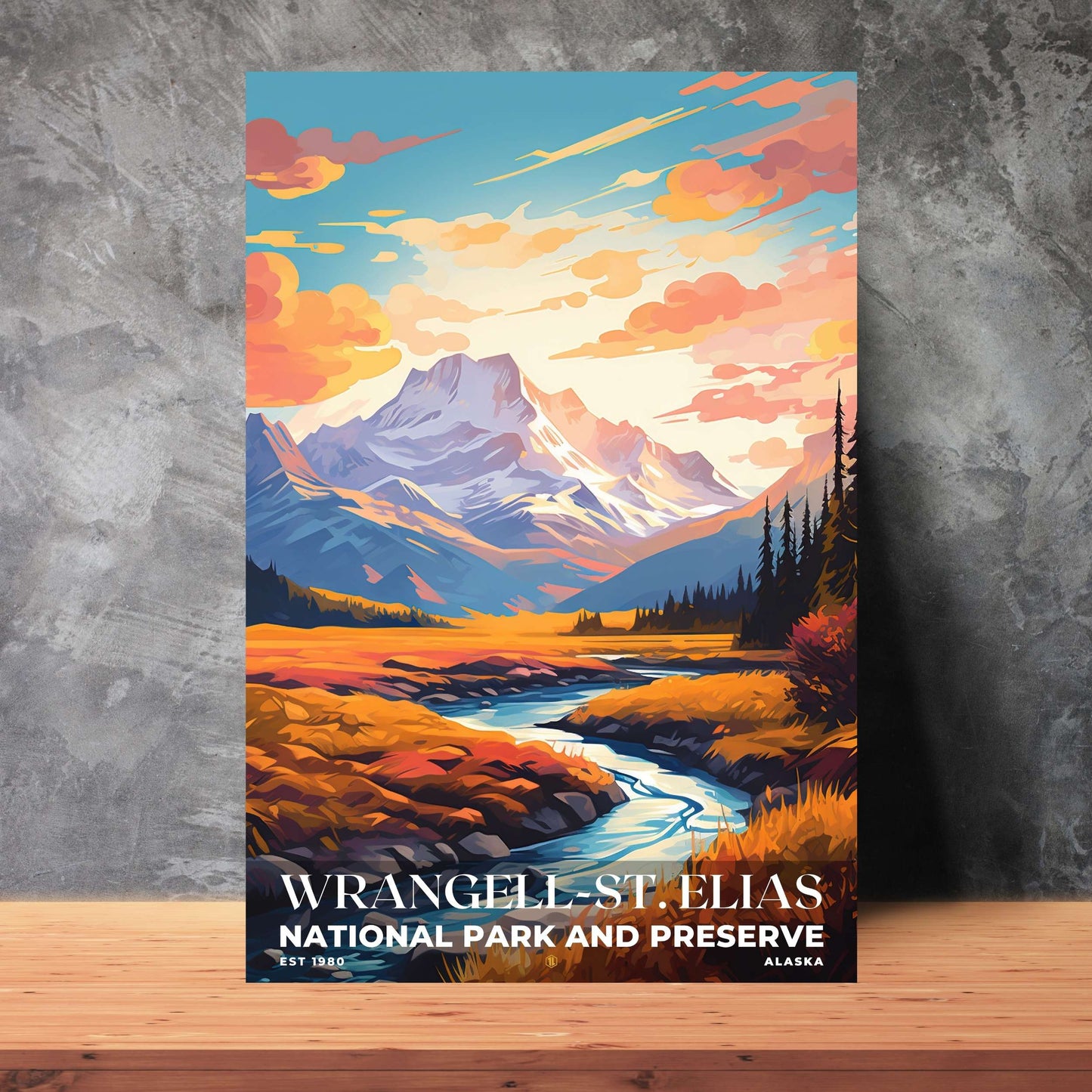 Wrangell-St. Elias National Park Poster | S06