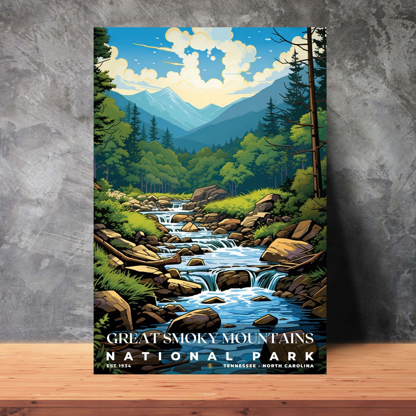 Great Smoky Mountains National Park Poster | S07