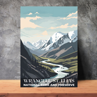 Wrangell-St. Elias National Park Poster | S01