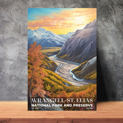 Wrangell-St. Elias National Park Poster | S02