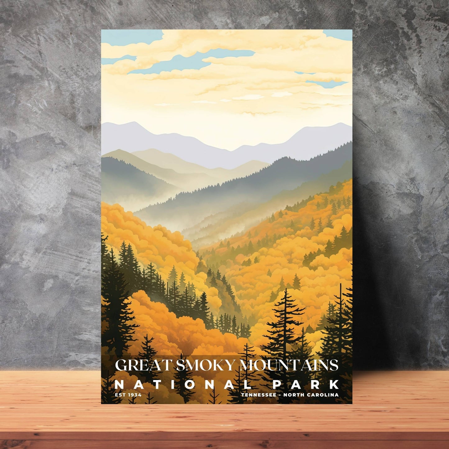 Great Smoky Mountains National Park Poster | S03