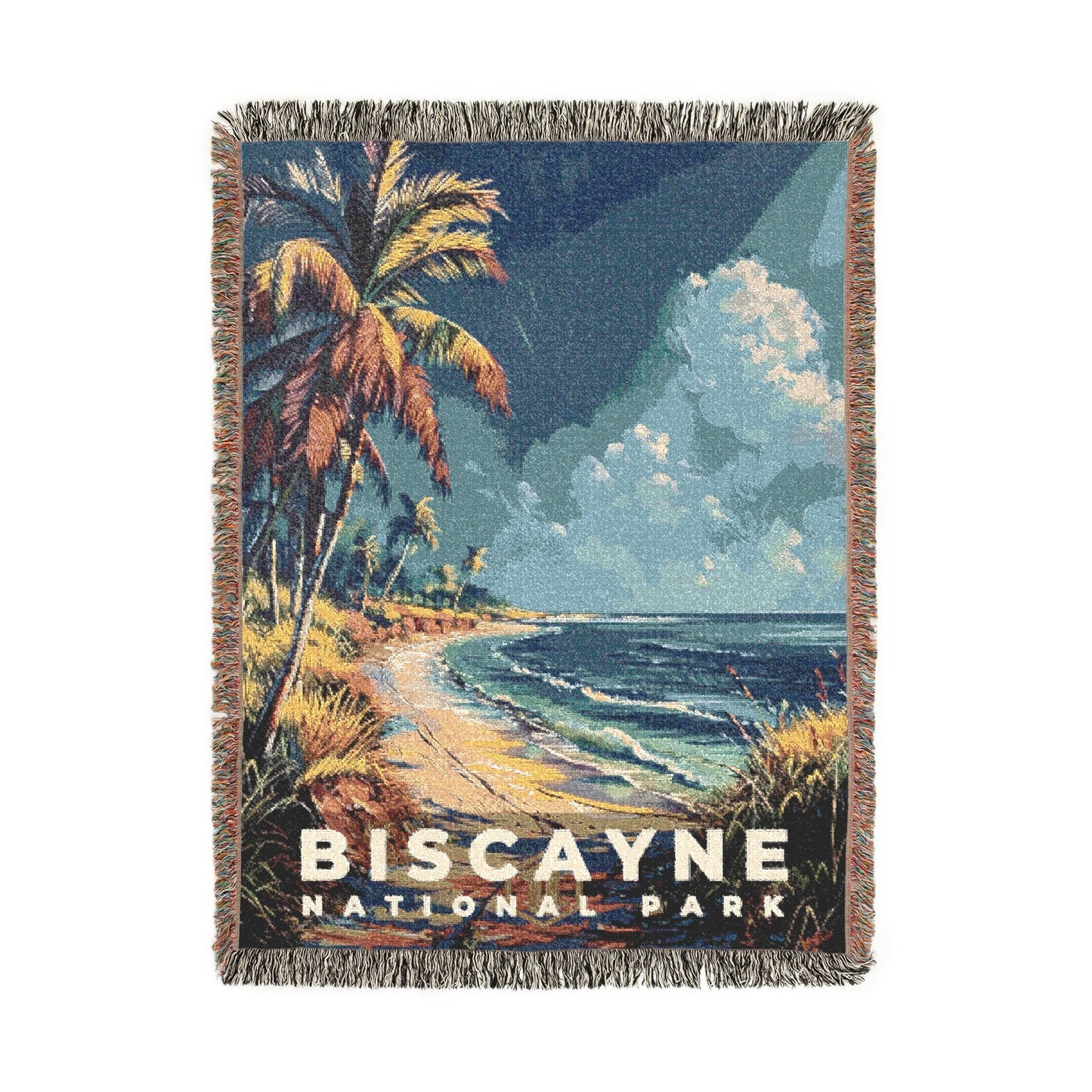 Biscayne National Park Woven Blanket | S16