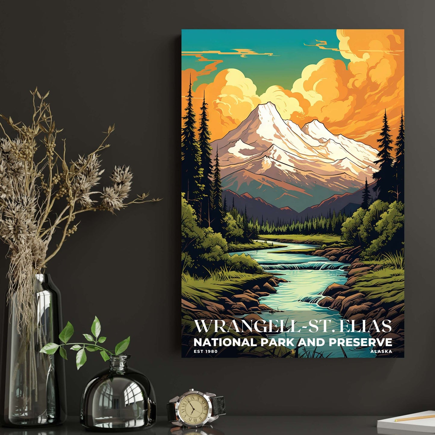 Wrangell-St. Elias National Park Poster | S07