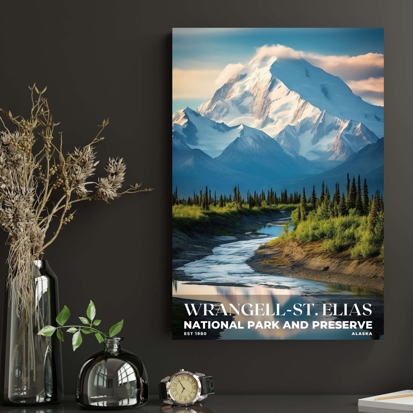 Wrangell-St. Elias National Park Poster | S10