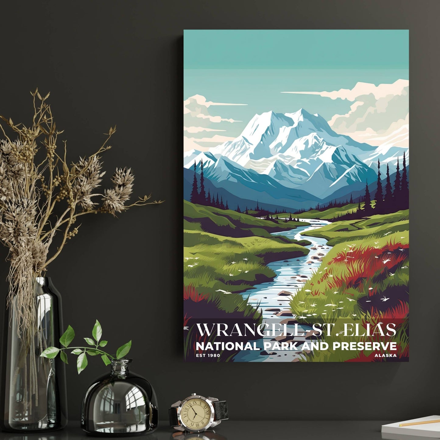 Wrangell-St. Elias National Park Poster | S03