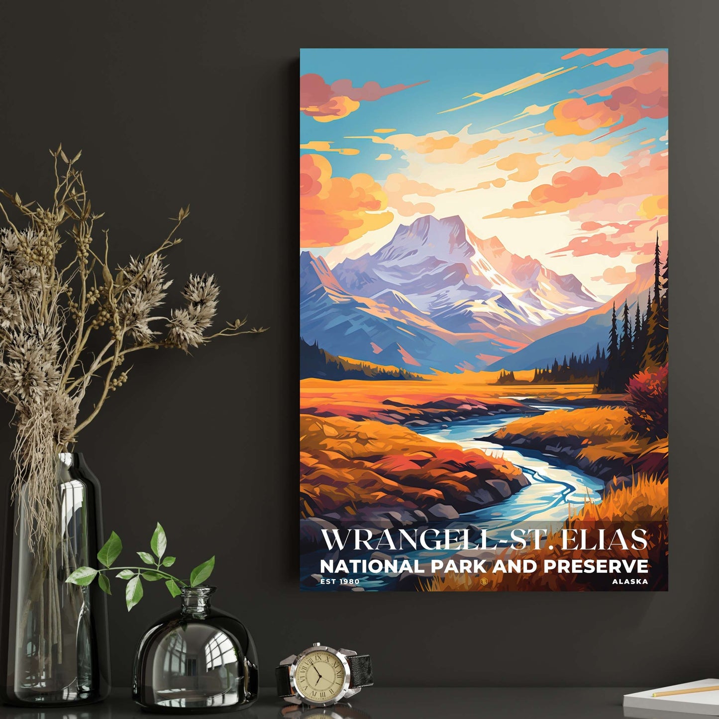 Wrangell-St. Elias National Park Poster | S06