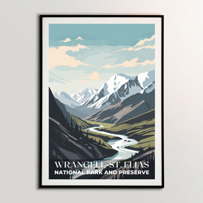 Wrangell-St. Elias National Park Poster | S01