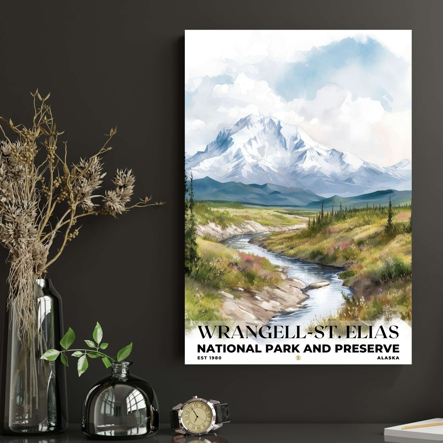 Wrangell-St. Elias National Park Poster | S04