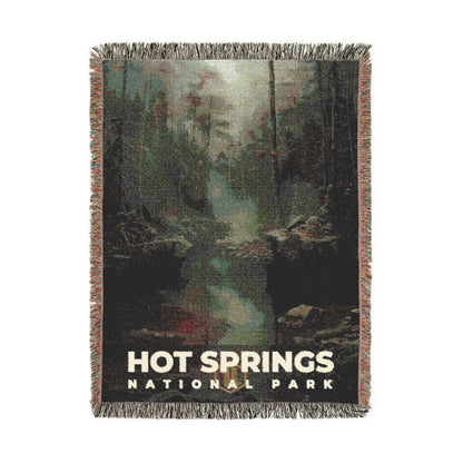 Hot Springs National Park Woven Blanket | S12