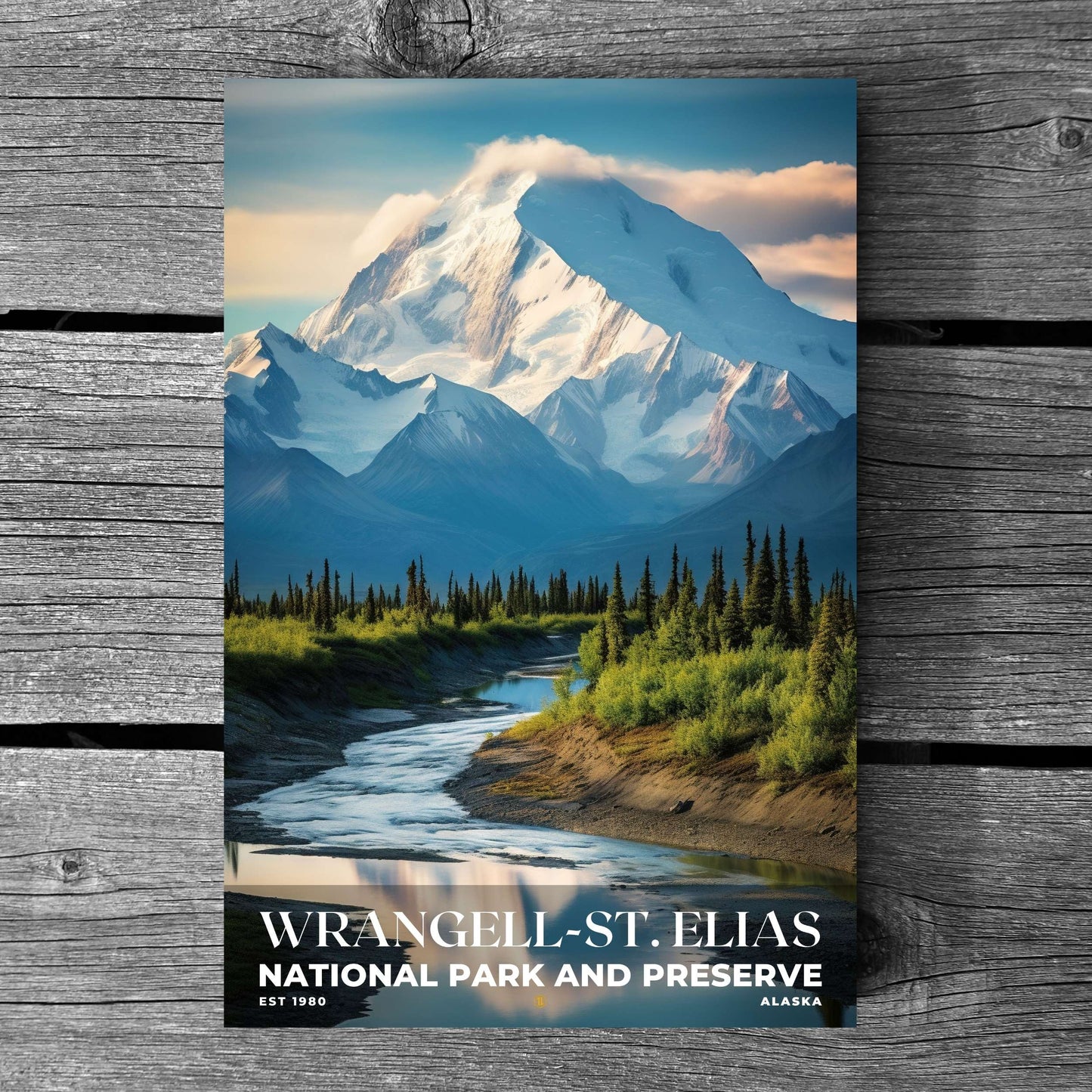 Wrangell-St. Elias National Park Poster | S10