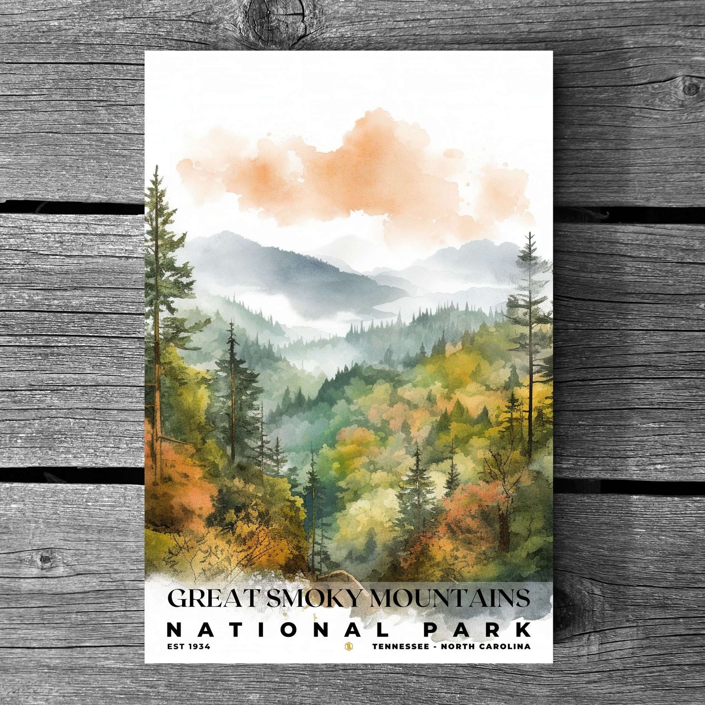 Great Smoky Mountains National Park Poster | S04