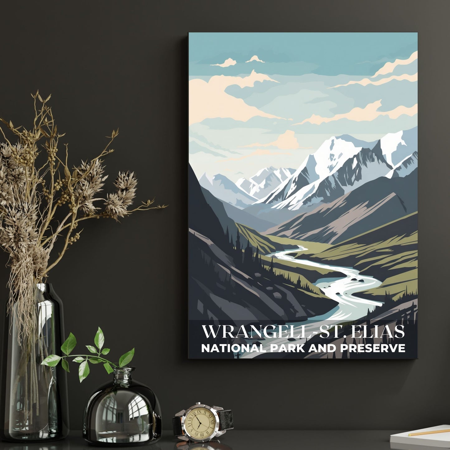 Wrangell-St. Elias National Park Poster | S01