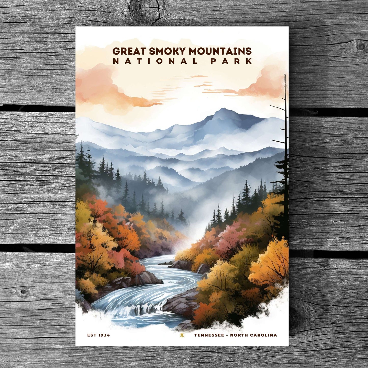 Great Smoky Mountains National Park Poster | S08