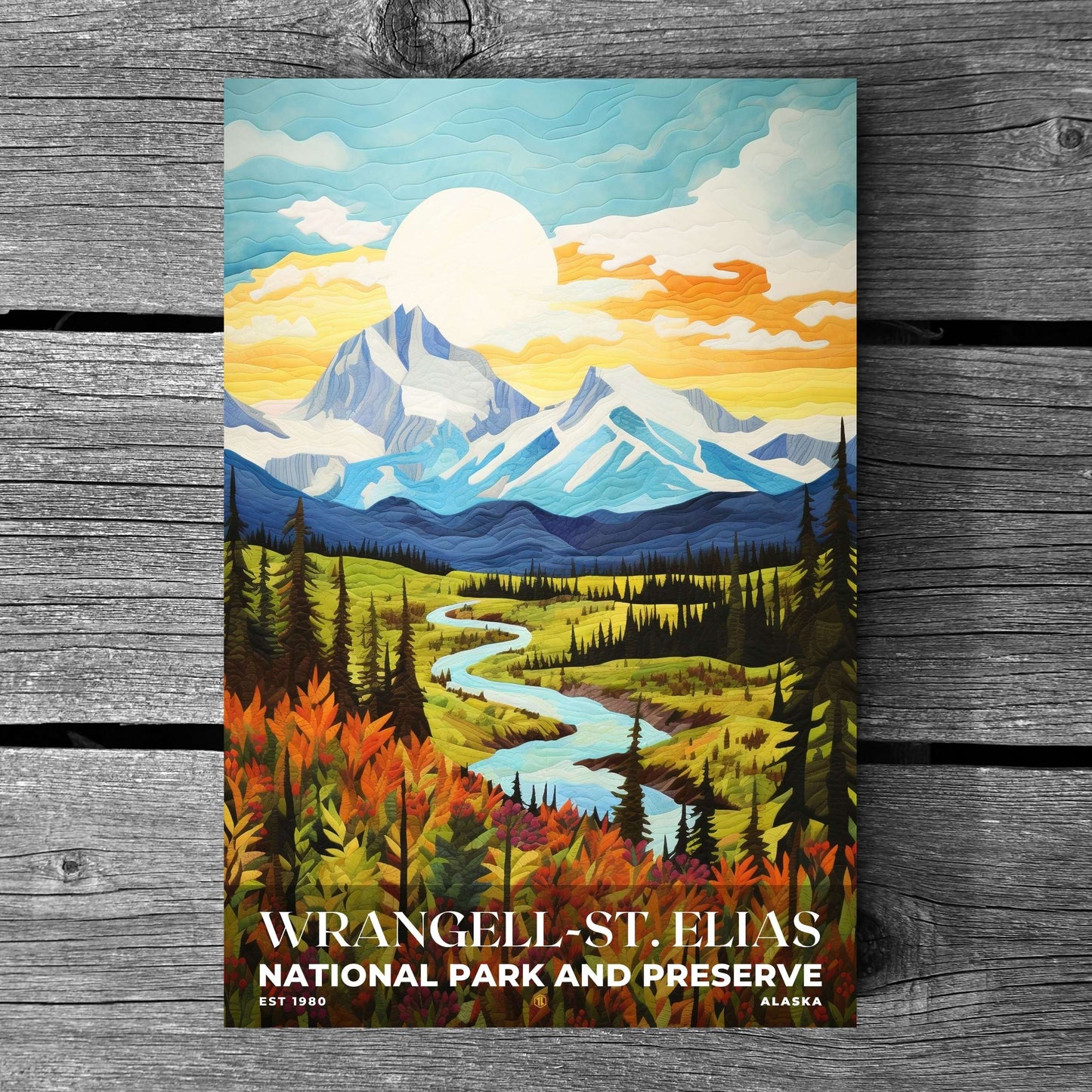 Wrangell-St. Elias National Park Poster | S09