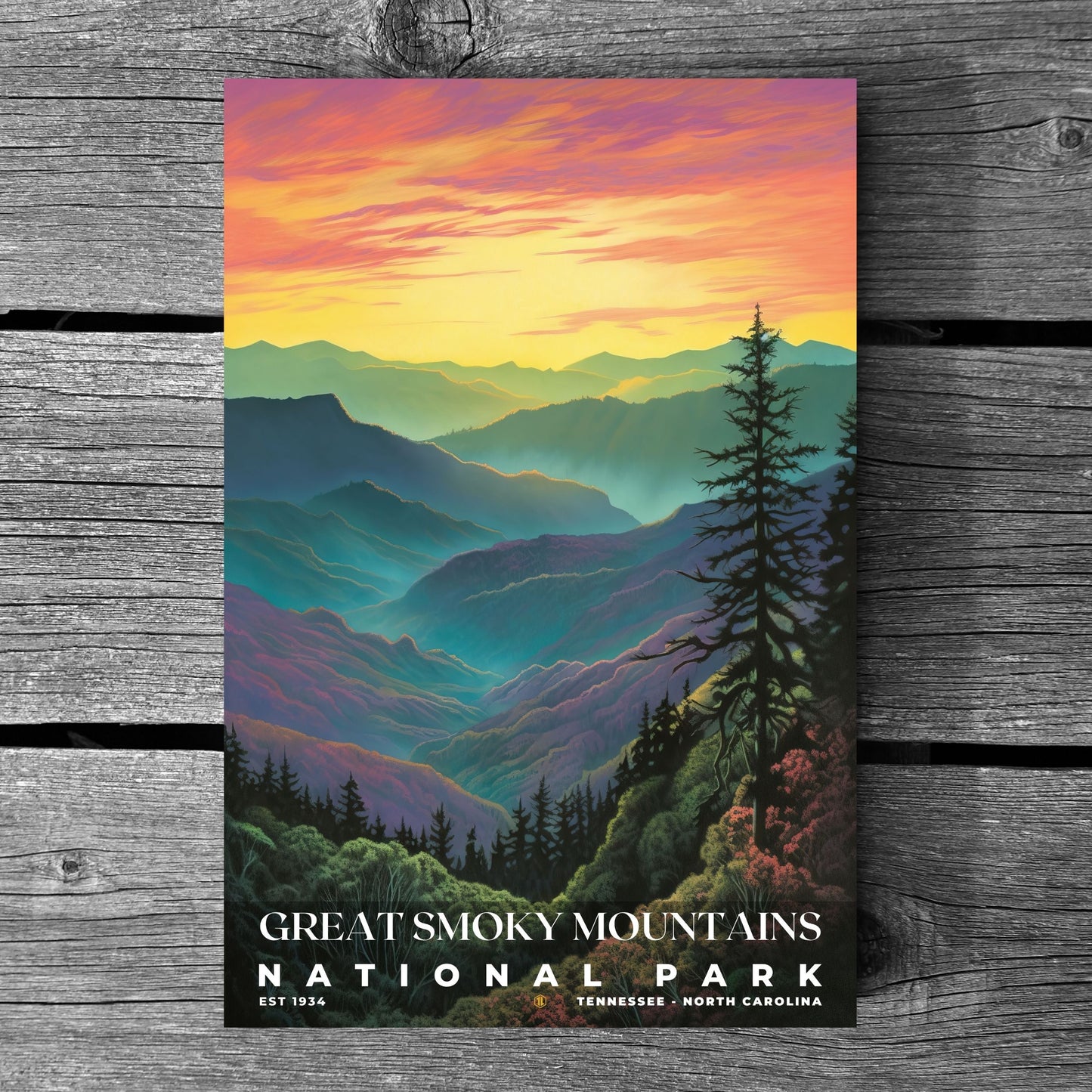 Great Smoky Mountains National Park Poster | S02