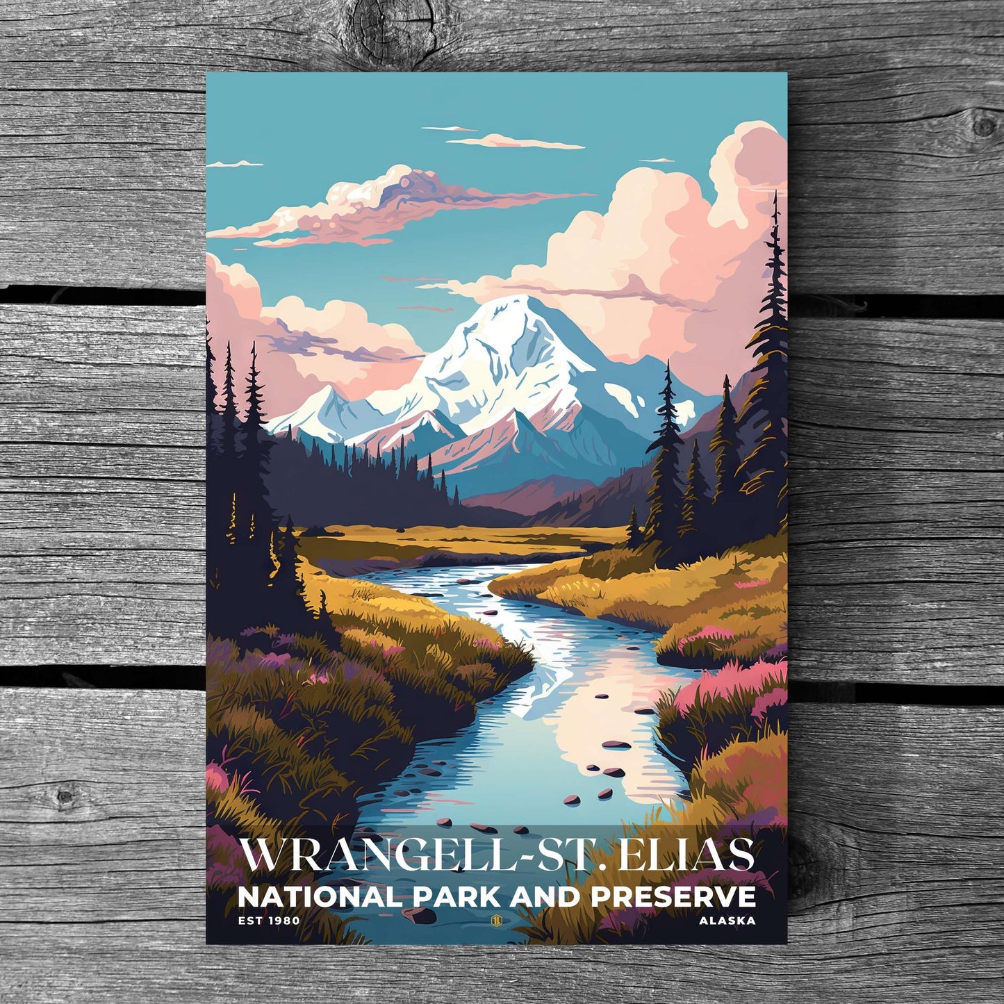 Wrangell-St. Elias National Park Poster | S05