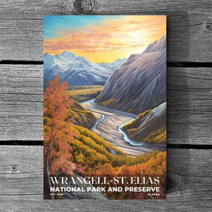 Wrangell-St. Elias National Park Poster | S02