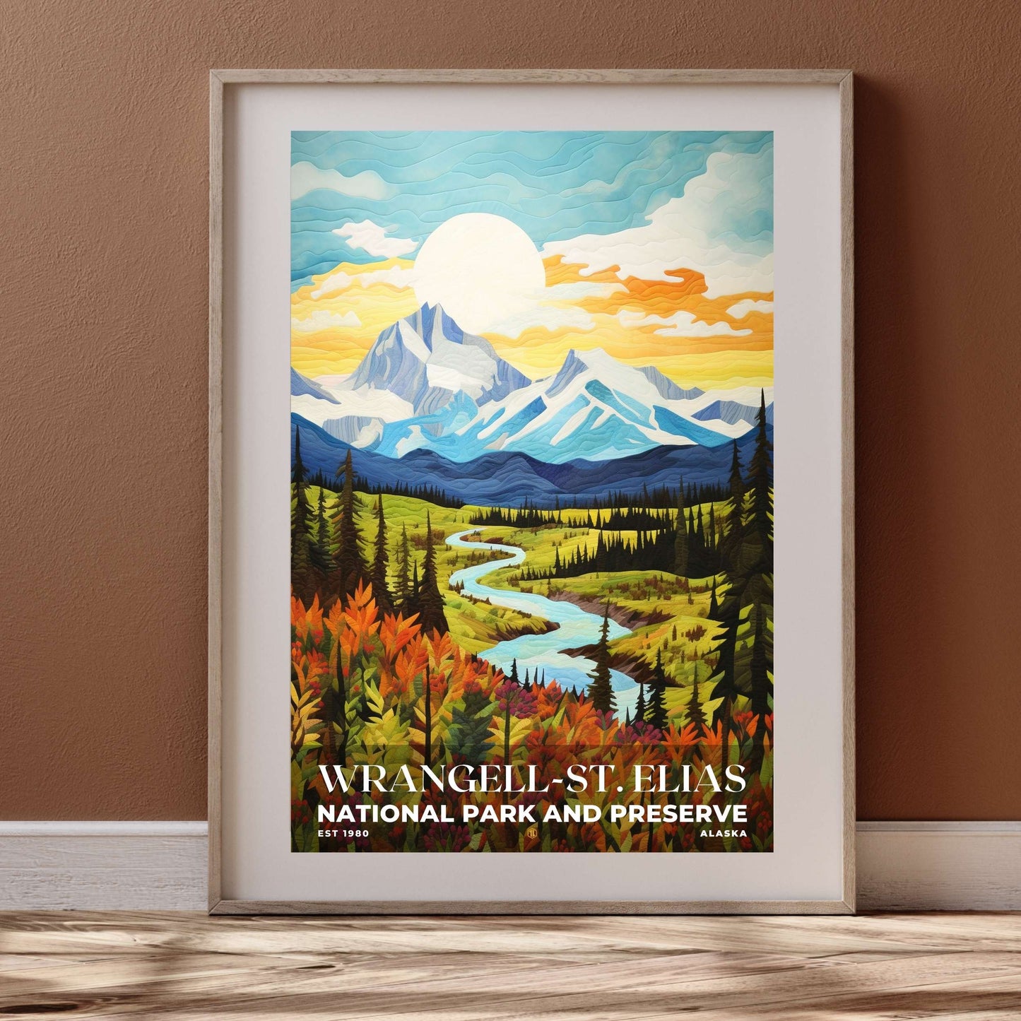 Wrangell-St. Elias National Park Poster | S09