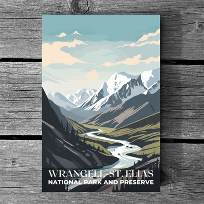 Wrangell-St. Elias National Park Poster | S01