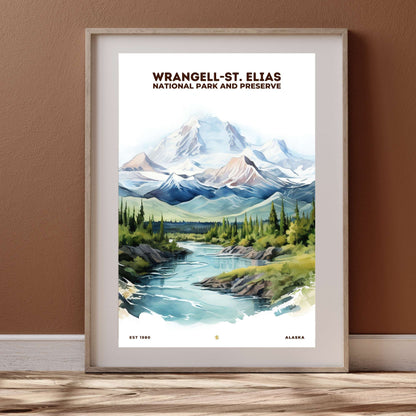 Wrangell-St. Elias National Park Poster | S08