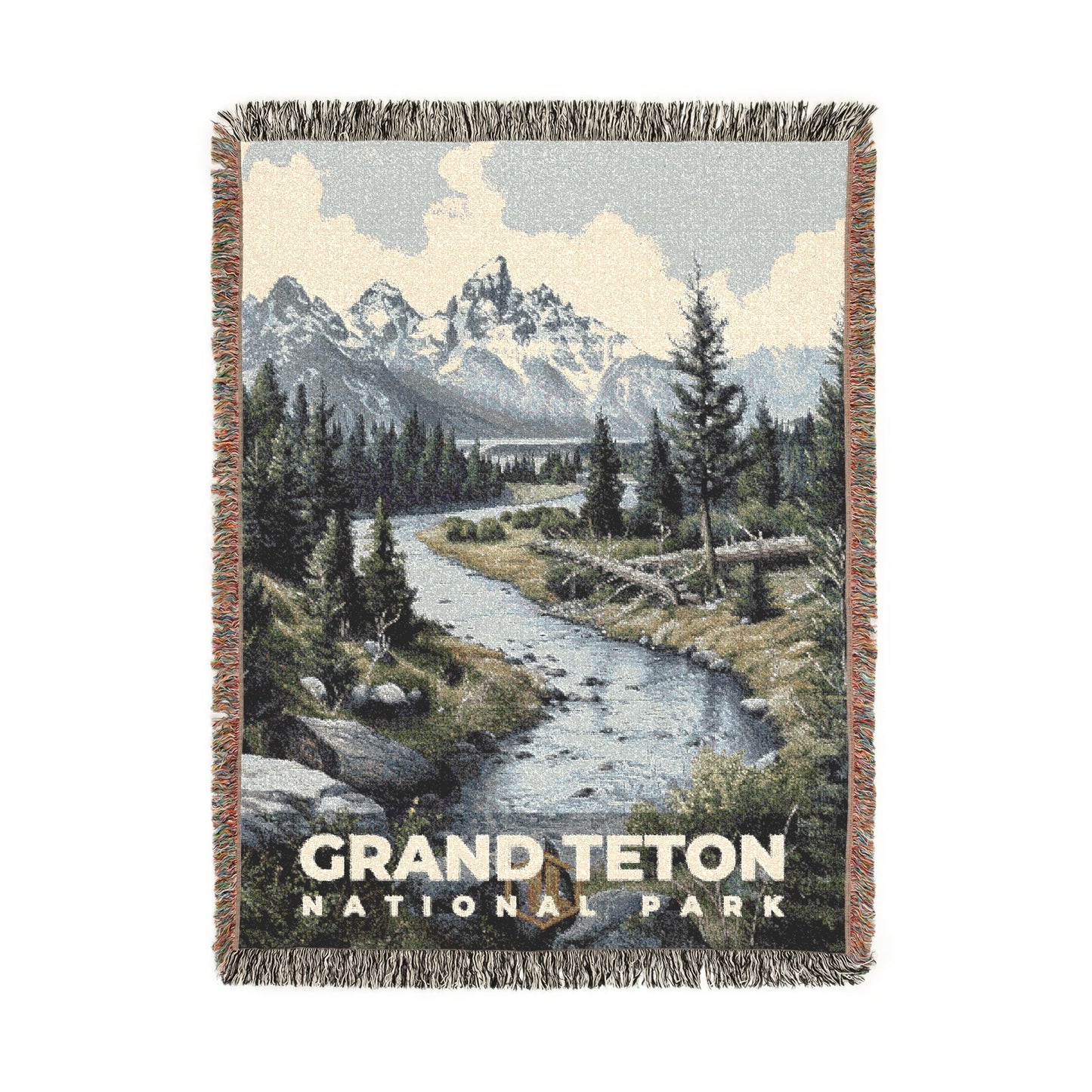 Grand Teton National Park Woven Blanket | S17